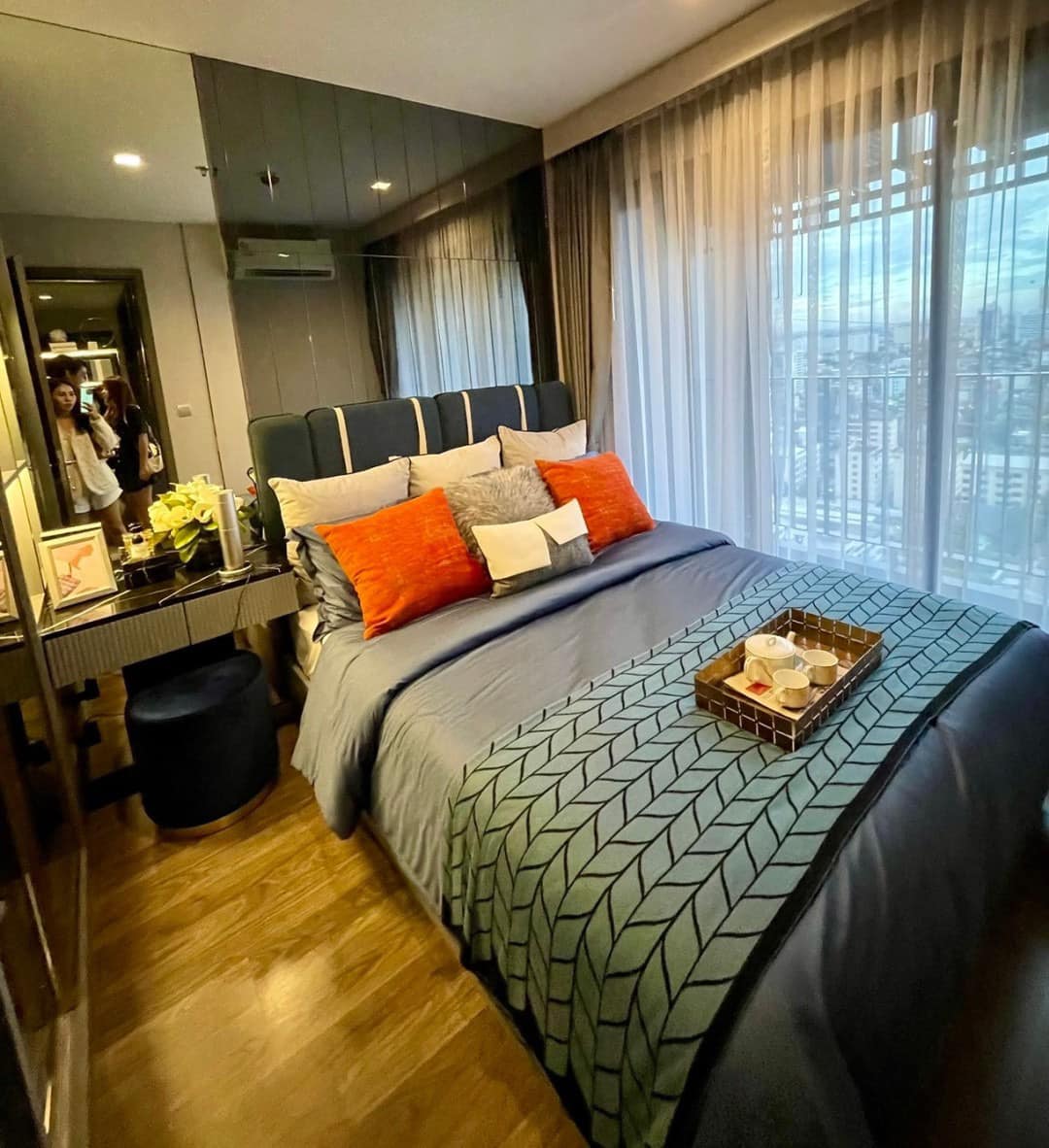 (CRA-1284)Life Ladprao Valley,BTS Ha Yaek Lat Phrao (0.1 km),1bed ,1bath ,35sqm, 41FL
