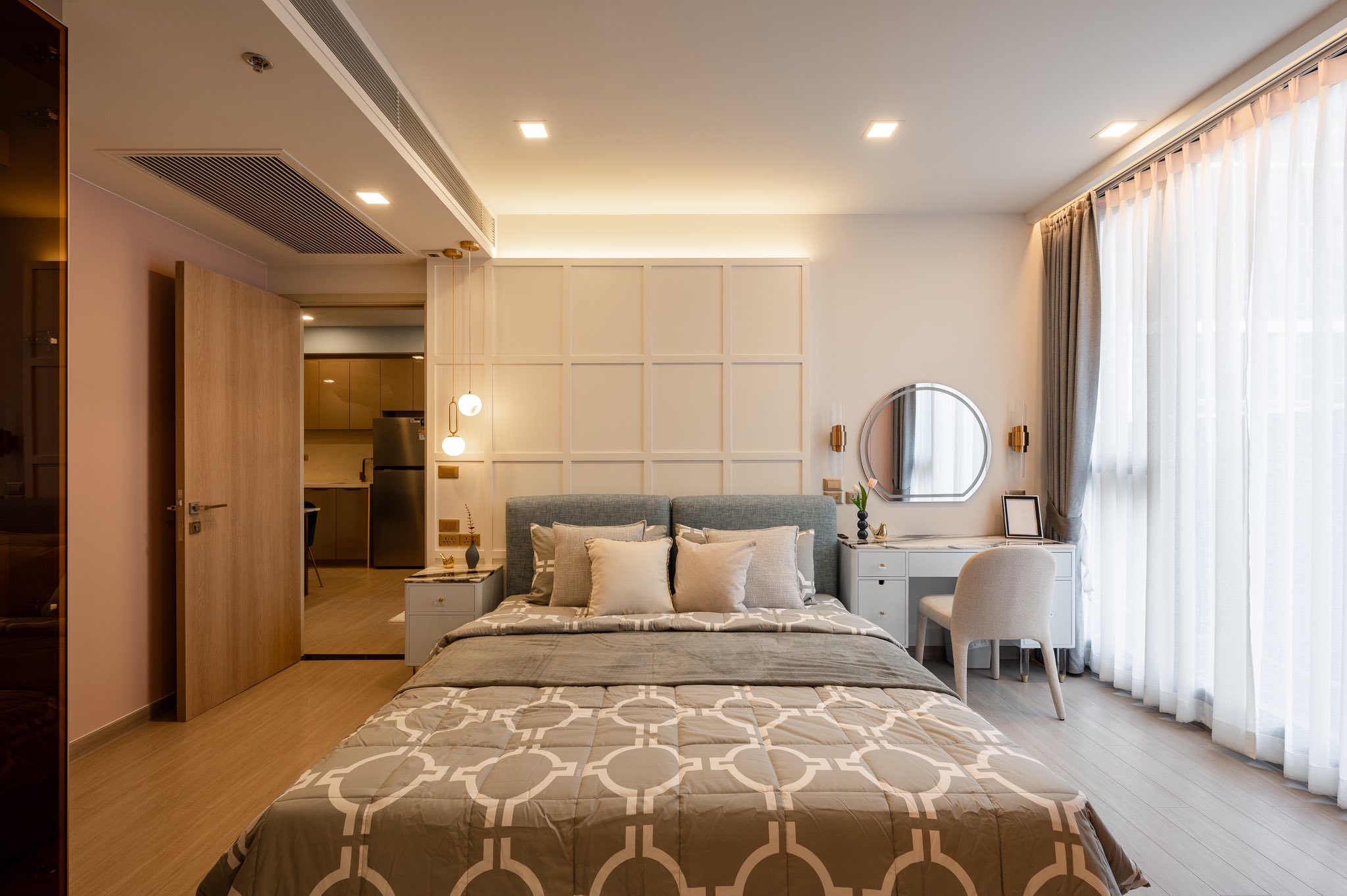 (CRB-1266) Rented>One 9 Five Asoke - Rama 9 ,2beds,2baths,74sqm,6fl.