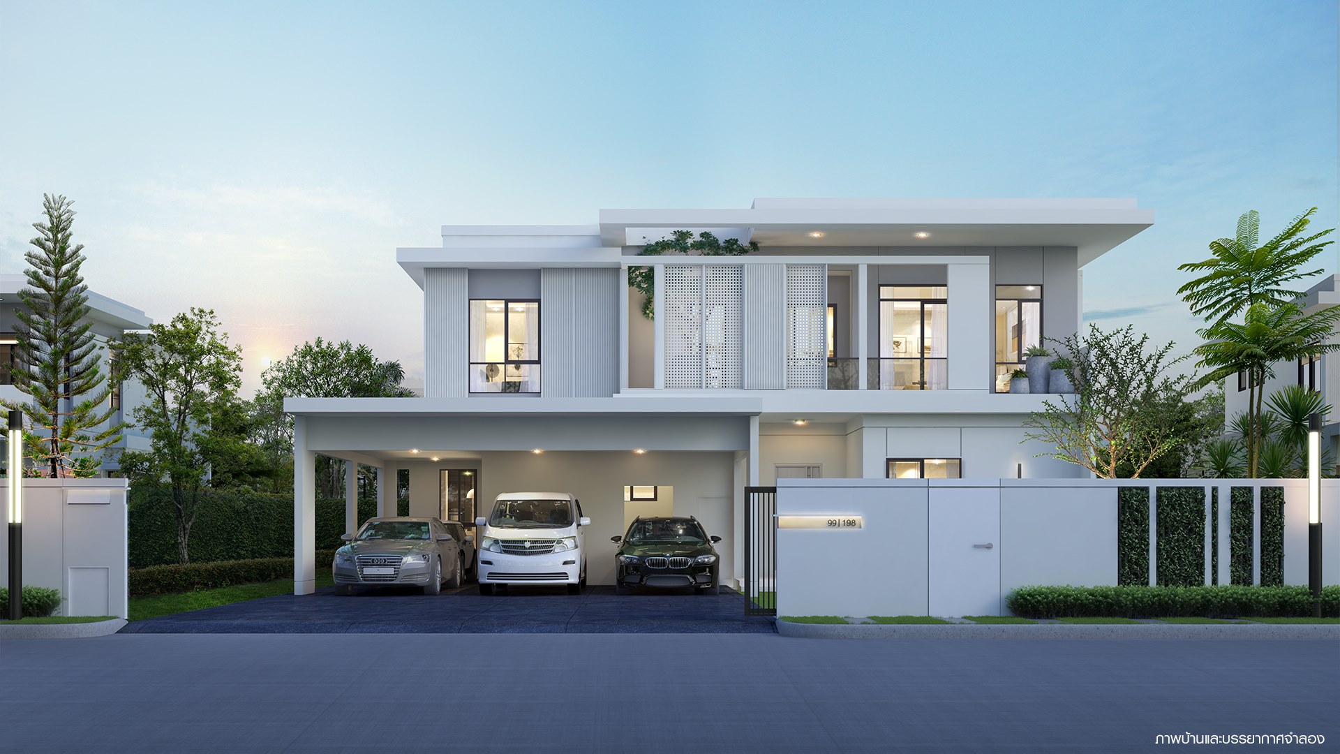 (VRB-1740) MANTANA Bangna km 15 ,4beds,5baths,288sqm,2storey.